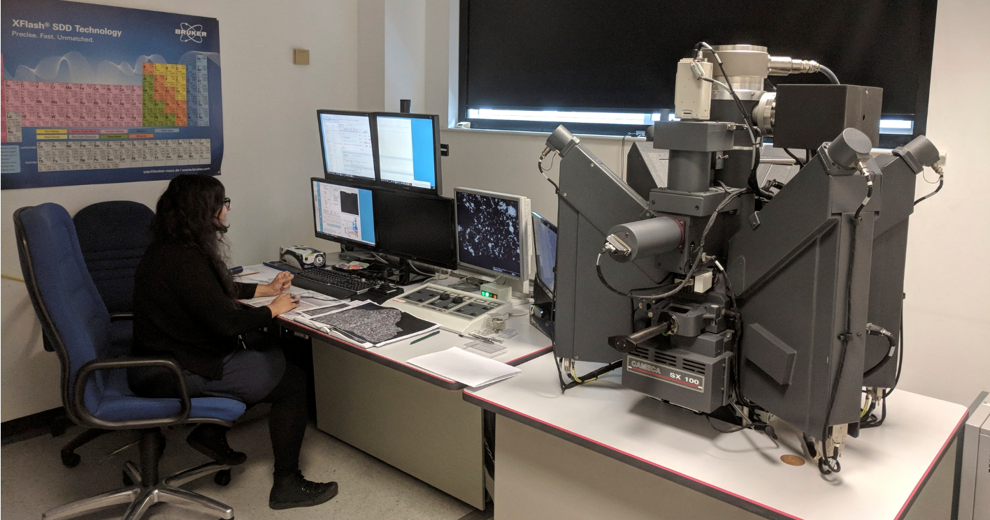 TA 2.3: Cameca SX100 Electron Microprobe at Natural History Museum PMCF.