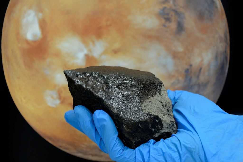 Tissint martian meteorite. Credit: